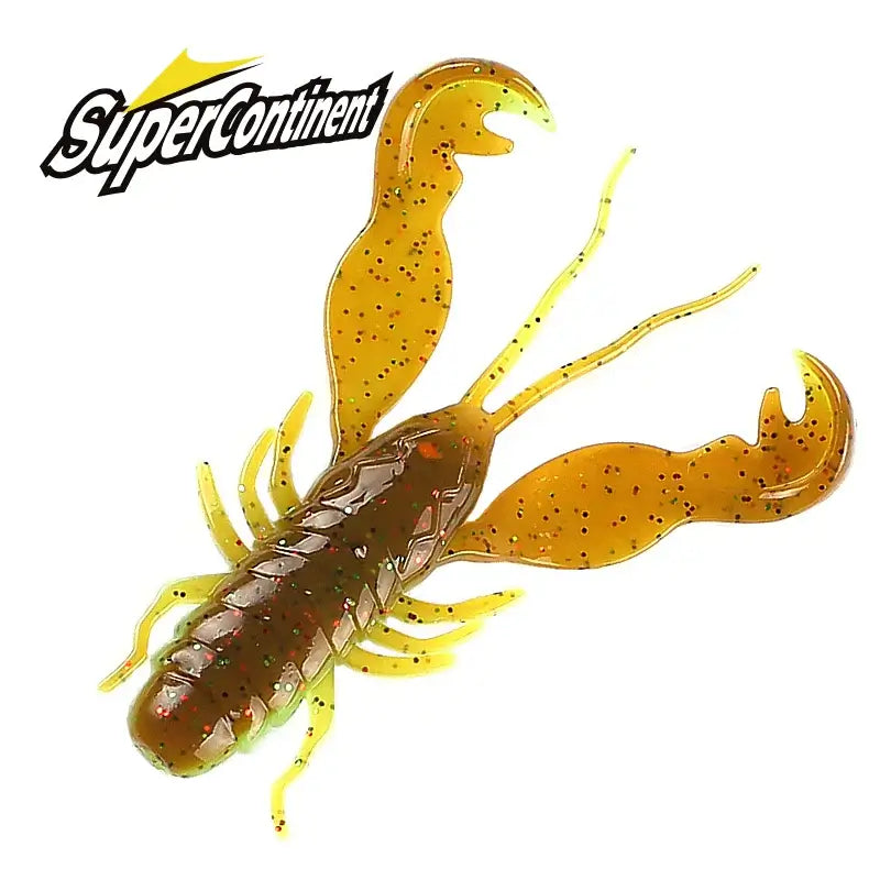 2023 Supercontinent Filet Craw Bait perch Lures Soft Lure Fishing Lures shrimp Lobster Soft Plastic Lure Fishing Lures.