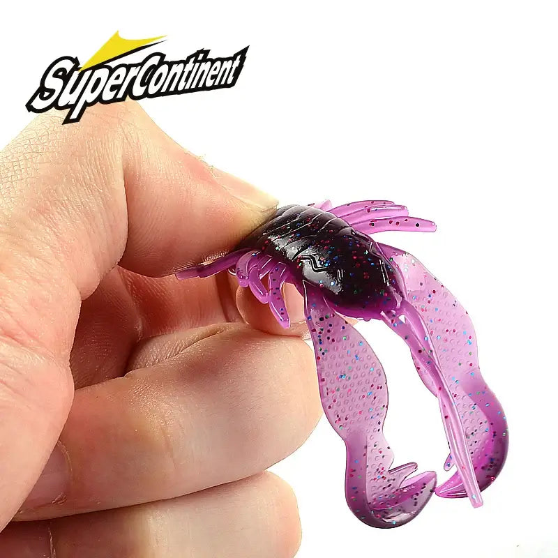2023 Supercontinent Filet Craw Bait perch Lures Soft Lure Fishing Lures shrimp Lobster Soft Plastic Lure Fishing Lures.