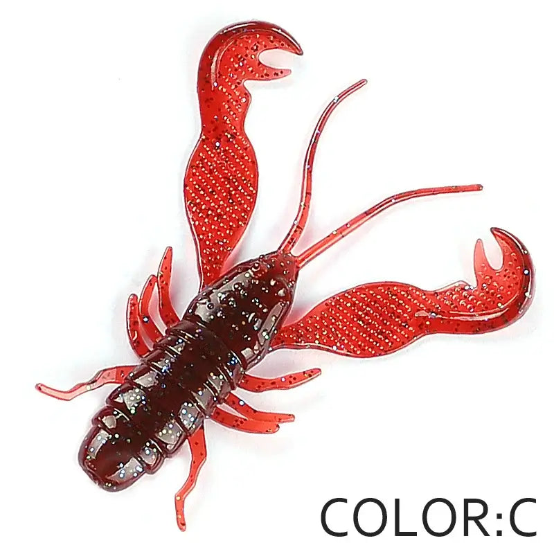 2023 Supercontinent Filet Craw Bait perch Lures Soft Lure Fishing Lures shrimp Lobster Soft Plastic Lure Fishing Lures.