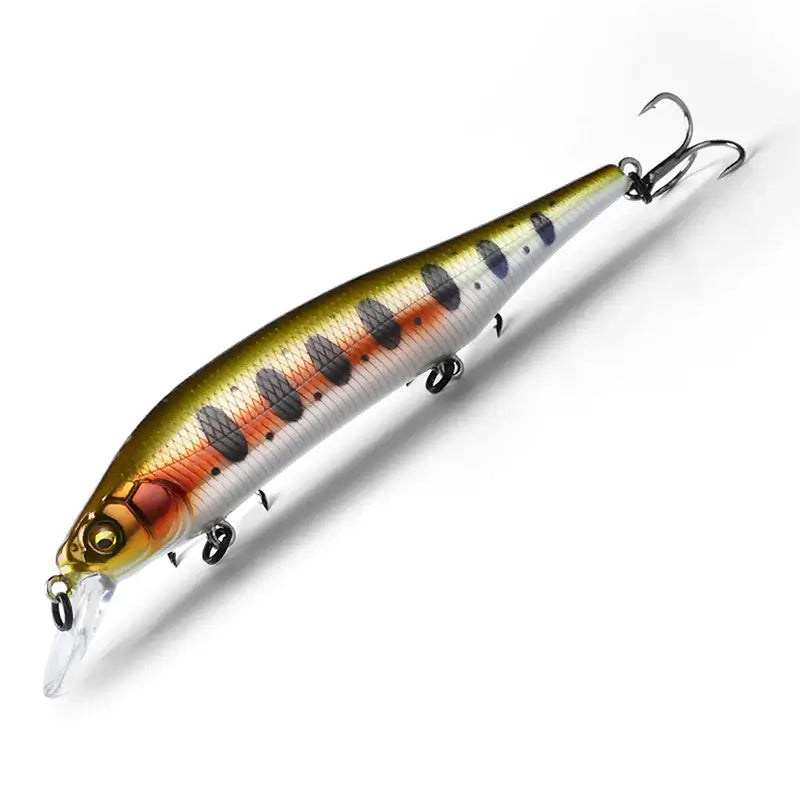 BEARKING 115mm 15g SP Tungsten weight system Top fishing lures minnow crank wobbler quality fishing tackle hooks for fishing.