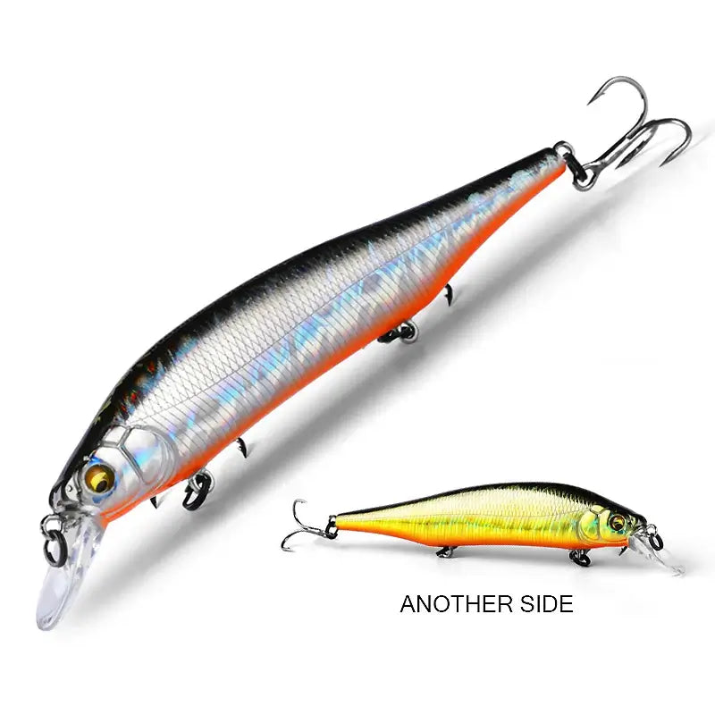 BEARKING 115mm 15g SP Tungsten weight system Top fishing lures minnow crank wobbler quality fishing tackle hooks for fishing.