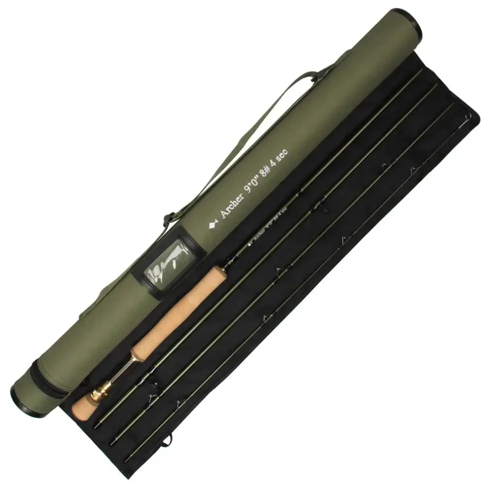 Fly Fishing Set 9FT 8WT Carbon Fiber Fly Fishing Rod with 7/8WT Aluminum Fly Fishing Reel with Line Backing Leader.