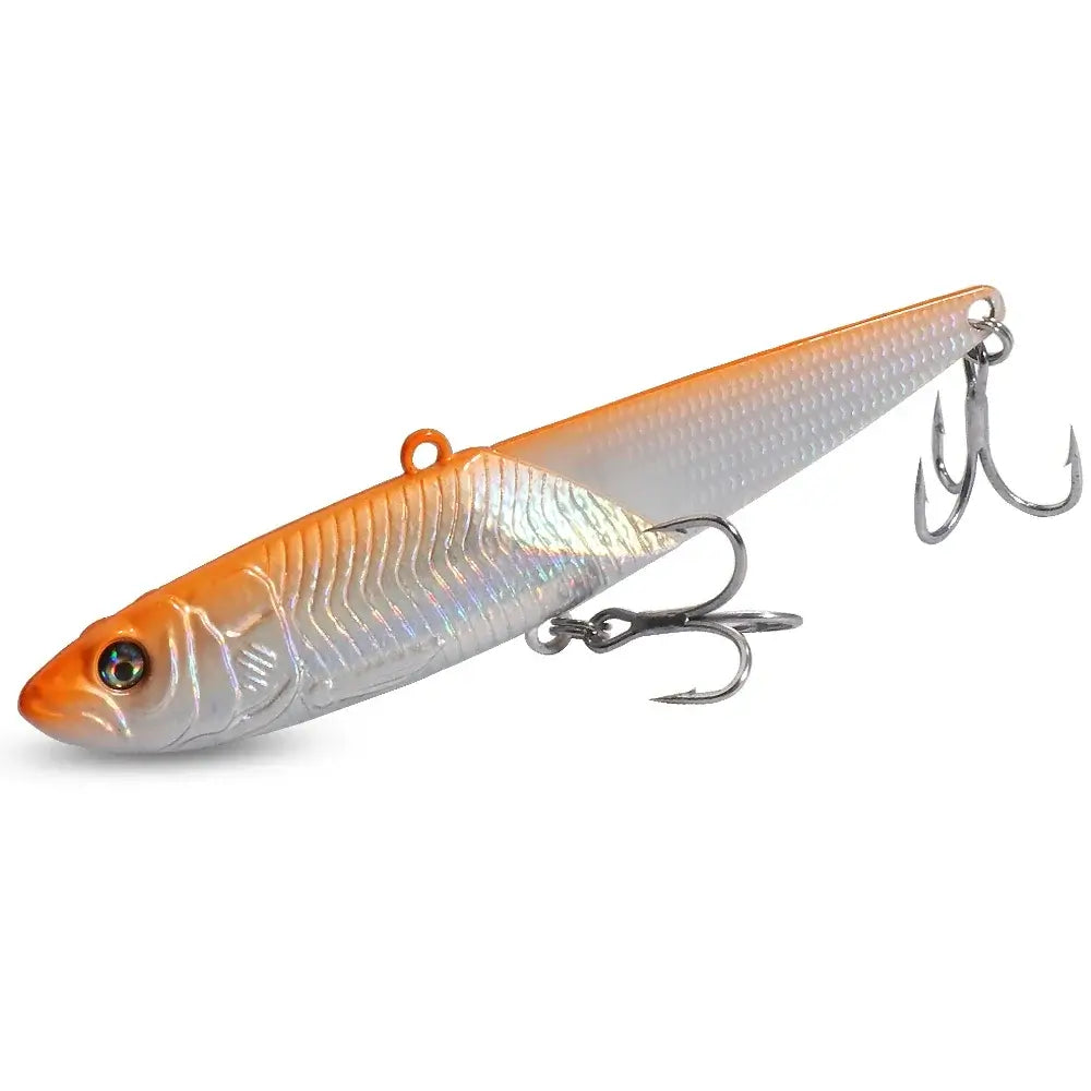 Metal Jig VIB Lure 20g 30g 40g Spinner Spoon 3D Eye Color Laser Spinning Fishing Tackle Hook Swimbait Pesca Spinnerbait Bait.