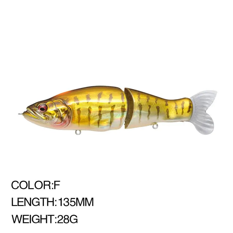 Multi-Jointed Fishing Lure Swimbait 13.5cm 28g Hard Wobblers Lure Fishing Tackl Sink Slowly Pencil Sinking Fishing Lure Trout.