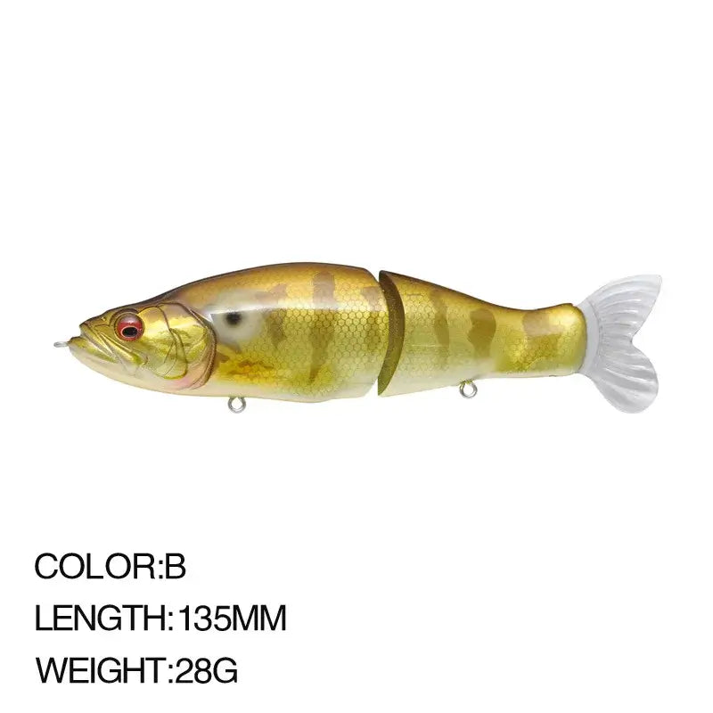 Multi-Jointed Fishing Lure Swimbait 13.5cm 28g Hard Wobblers Lure Fishing Tackl Sink Slowly Pencil Sinking Fishing Lure Trout.