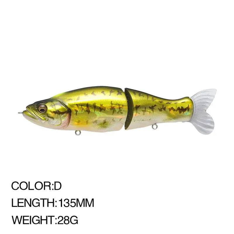 Multi-Jointed Fishing Lure Swimbait 13.5cm 28g Hard Wobblers Lure Fishing Tackl Sink Slowly Pencil Sinking Fishing Lure Trout.