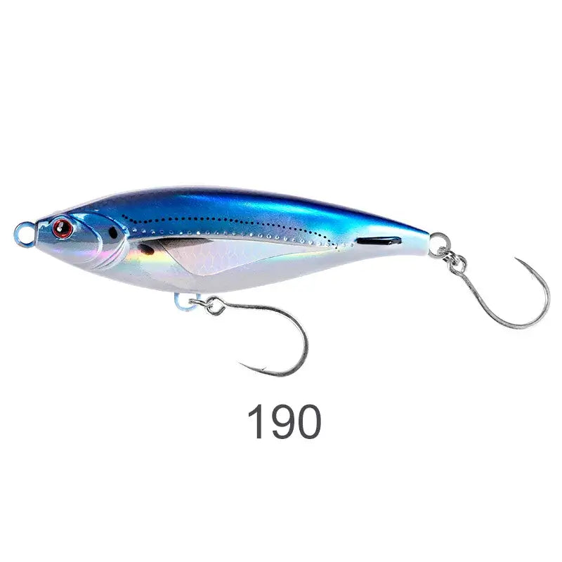NOEBY Sinking Pencil Fishing Lure 190mm, designed for long casts and targeting sea bass and tuna.
