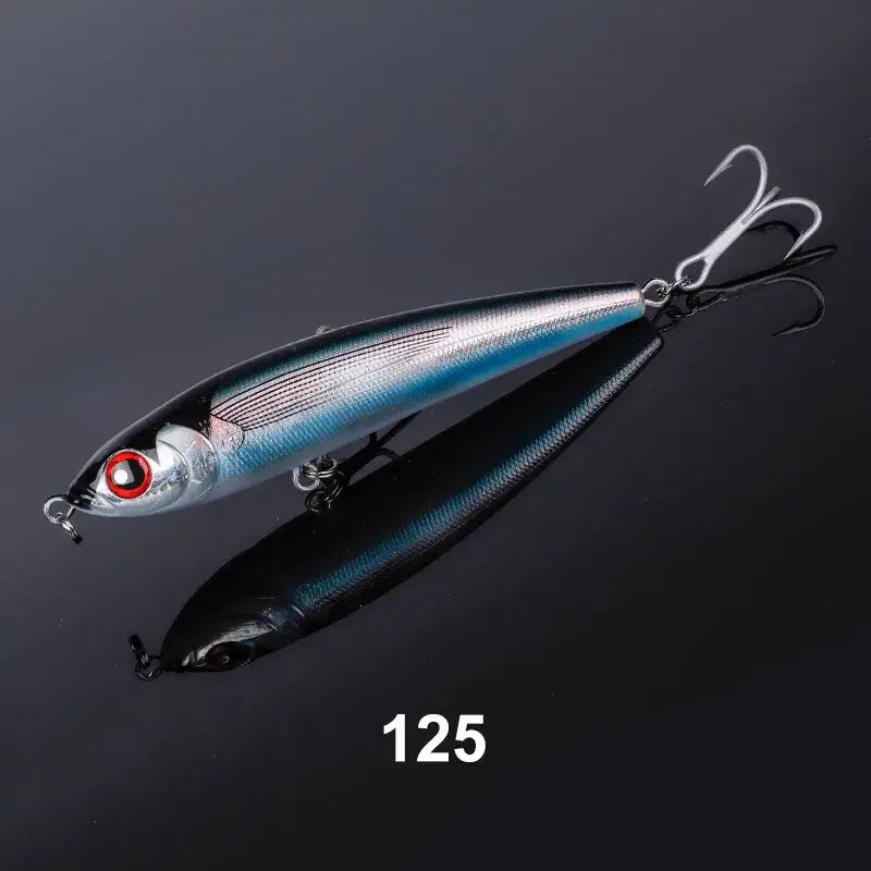 Noeby Sinking Pencil Fishing Lure 14cm with realistic wobbling action for tuna and sea fishing.