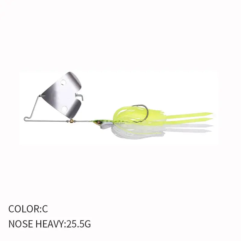 Spinner Bait 25.5g Metal Lure Hard Fishing Lure The Noise Spinner Lure Spinnerbait Pike Swivel Fish Tackle Wobbler Fishing.