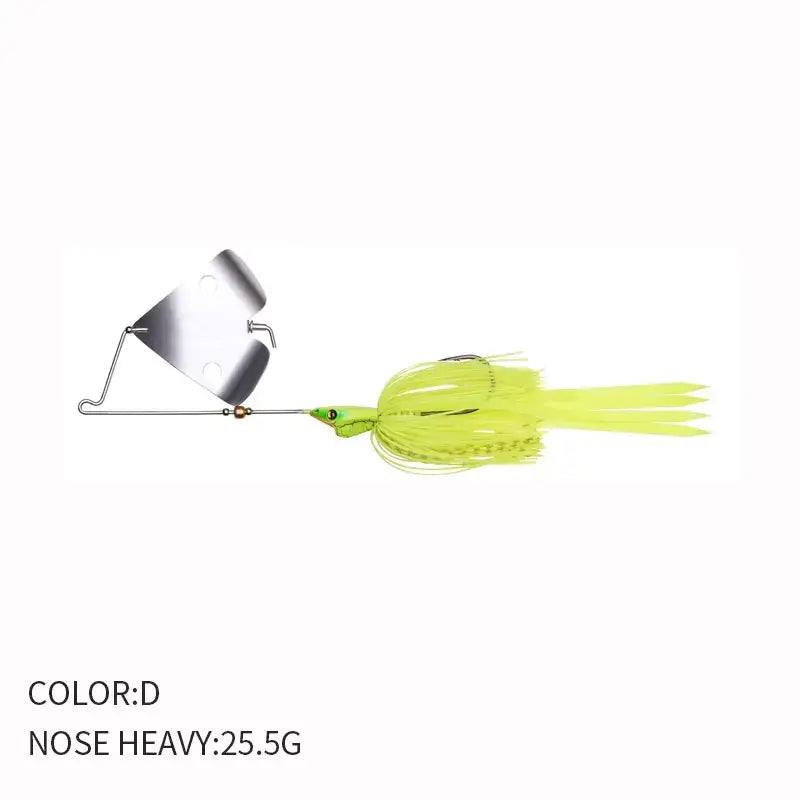 Spinner Bait 25.5g Metal Lure Hard Fishing Lure The Noise Spinner Lure Spinnerbait Pike Swivel Fish Tackle Wobbler Fishing.