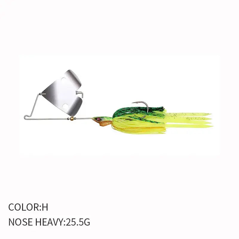 Spinner Bait 25.5g Metal Lure Hard Fishing Lure The Noise Spinner Lure Spinnerbait Pike Swivel Fish Tackle Wobbler Fishing.