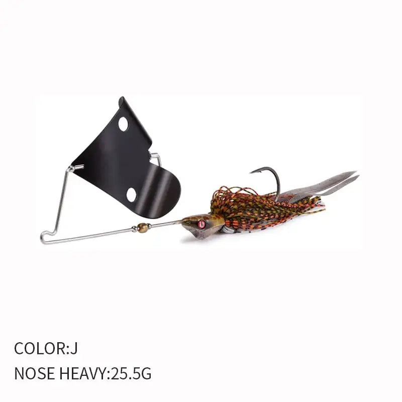 Spinner Bait 25.5g Metal Lure Hard Fishing Lure The Noise Spinner Lure Spinnerbait Pike Swivel Fish Tackle Wobbler Fishing.