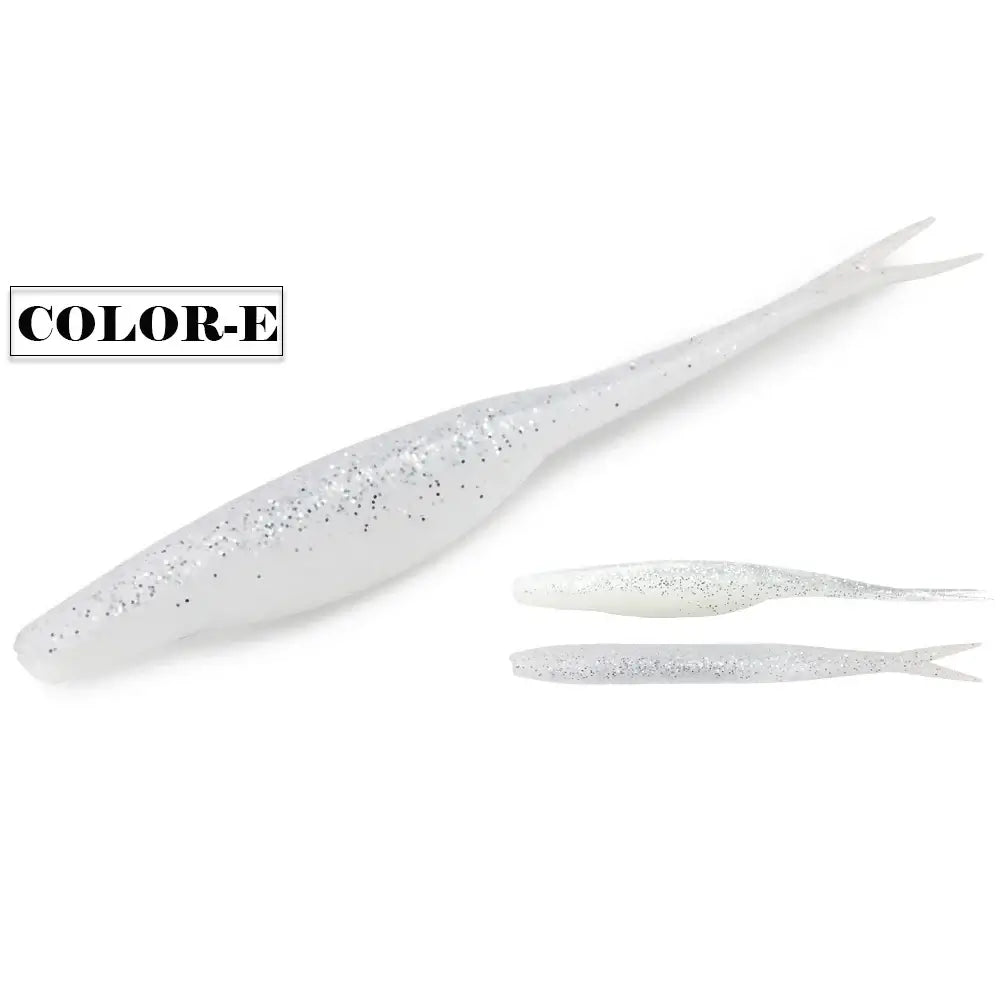 Spinpoler TPR Jerk Shad Slightly Forked Tail Floating Artificial Silicone Swimbait Fishing Lure For Zander Pike Perch Bass Pesca.