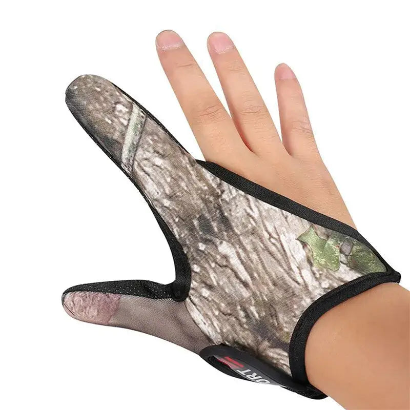 Breathable 2-finger fishing gloves with anti-slip design, perfect for outdoor activities and fishing adventures.