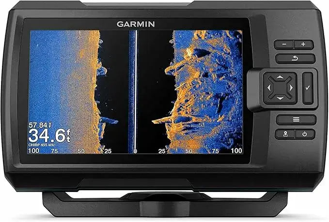 Garmin Striker Vivid 7sv with high-resolution display and advanced scanning sonar capabilities.