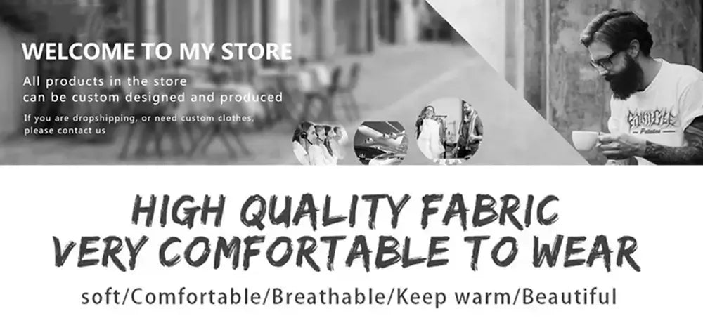 Welcome to the store showcasing high-quality, breathable fabric for comfortable clothing tailored for various needs.
