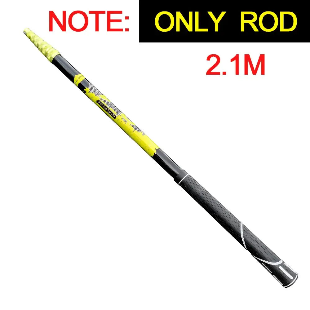 JOSBY 2.1M fishing net rod, lightweight carbon fiber, designed for durability and ease of use in fishing.