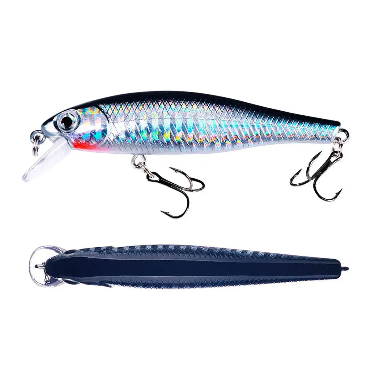 Minnow crank wobbler jerkbait fishing lure, 8.8Cm 9G, designed for catching bass, pike, and carp.