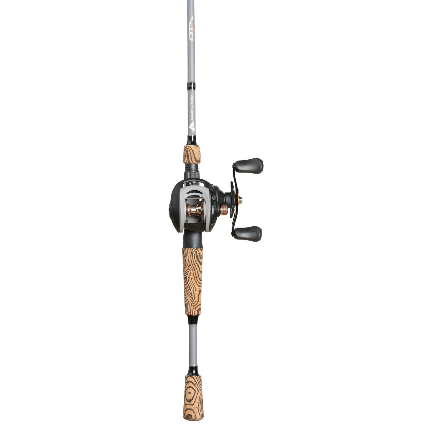 OTX Pro Baitcast Rod and Reel Fishing Combo with 6ft 8in design for tournament performance and reduced fatigue.