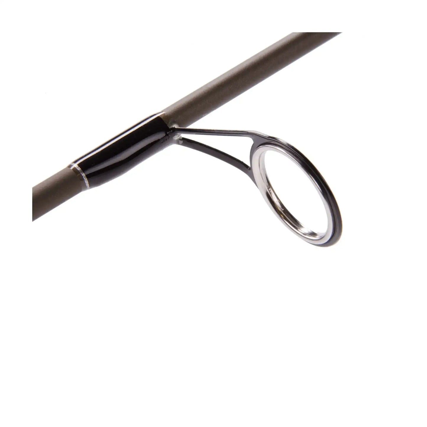 Close-up of the guide on the Shakespeare Micro 5' Ultra-Light Spinning Rod, showcasing its quality construction.