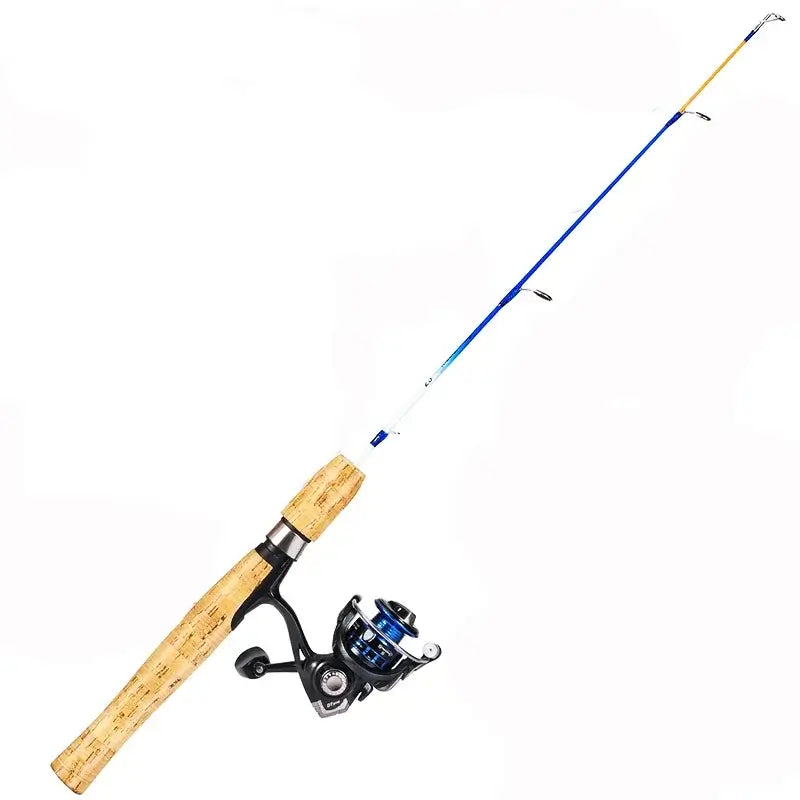 Sougayilang ultralight ice fishing rod and reel combo, lightweight design for winter fishing, 68cm and 71cm options.