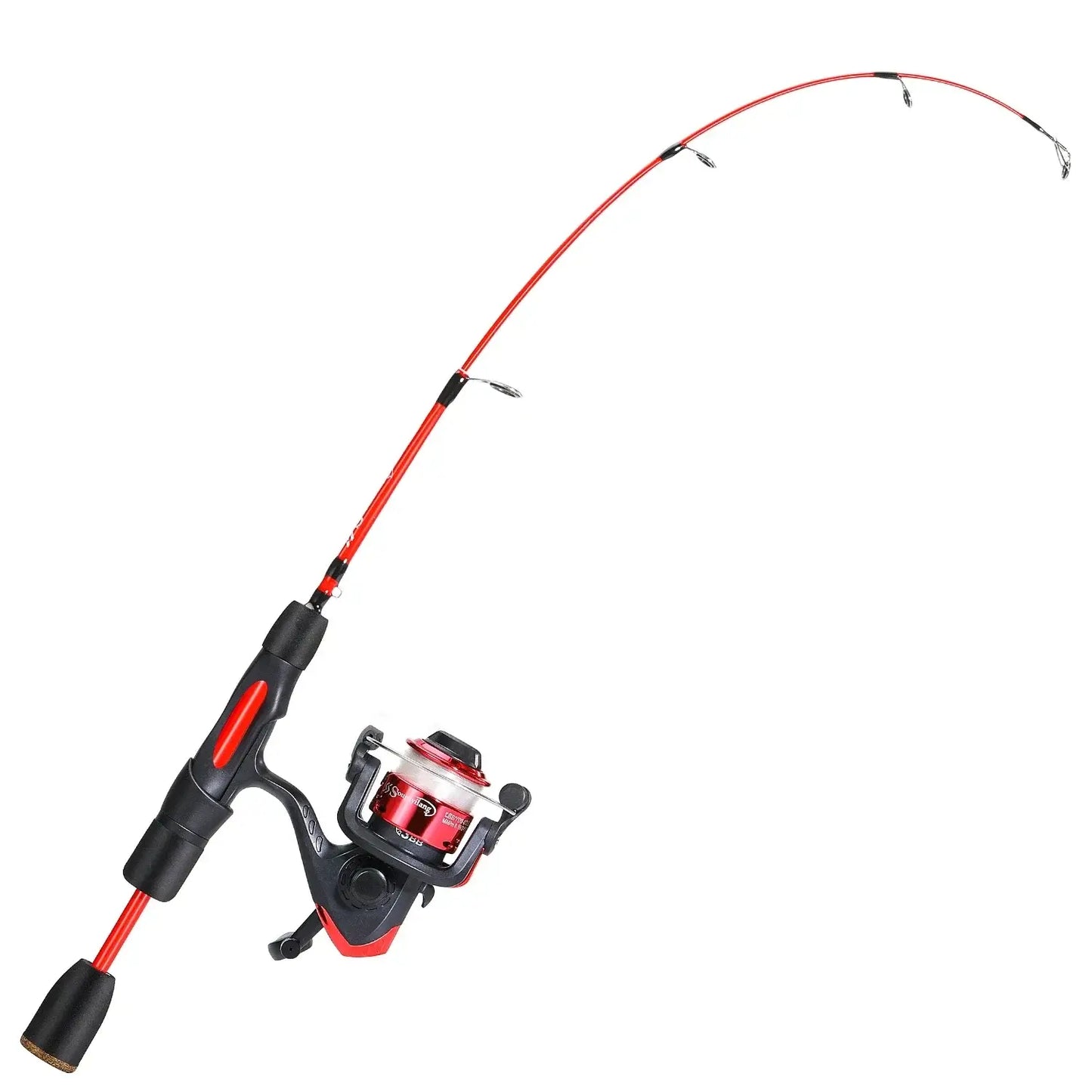 Sougayilang Ice Fishing Rod Combo with ultralight design, featuring a 71cm rod and spinning reel for winter fishing.