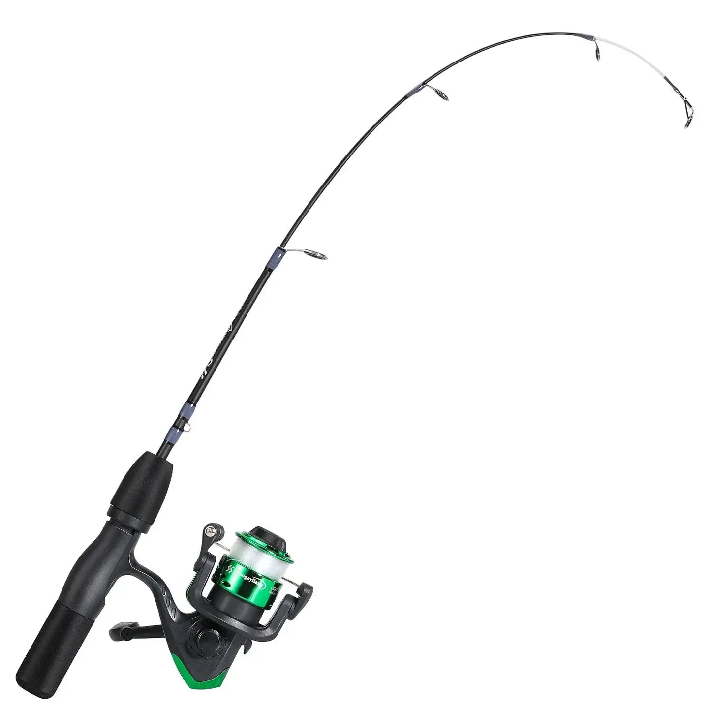 Sougayilang ice fishing rod combo with ultralight design and spinning reel, ideal for winter fishing conditions.