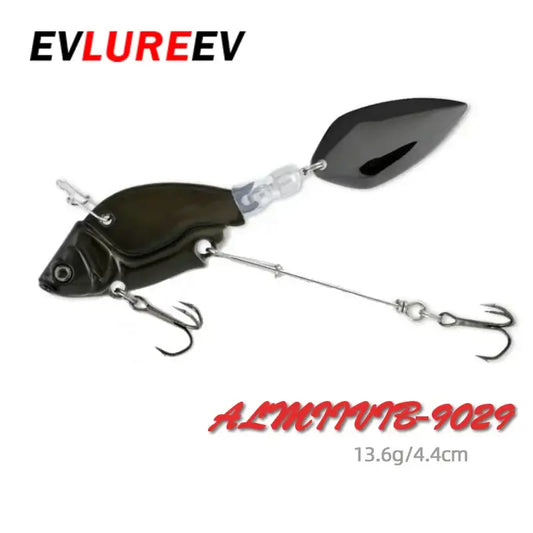 1Pcs Rotating Metal VIB vibration Bait Spinner Spoon Fishing Lures 13.6g 4.4cm Jigs Trout Winter Fishing Hard Baits Tackle Pesca.
