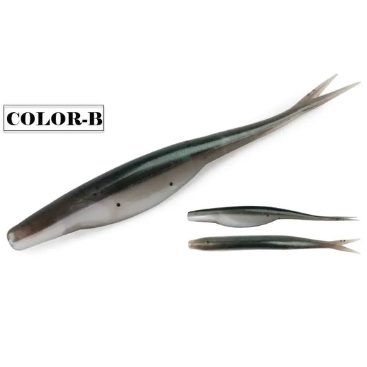 Spinpoler TPR Jerk Shad Slightly Forked Tail Floating Artificial Silicone Swimbait Fishing Lure For Zander Pike Perch Bass Pesca.
