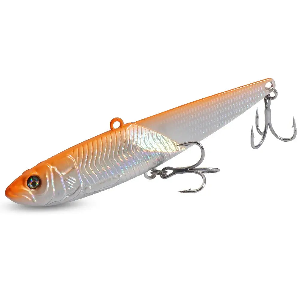 VIB Metal Jig Lure 20g 30g 40g Spinner Spoon 3D Eye Color Laser Spinning Fishing Tackle Hook Drag Cast Blade Pesca Vibetion Bait.