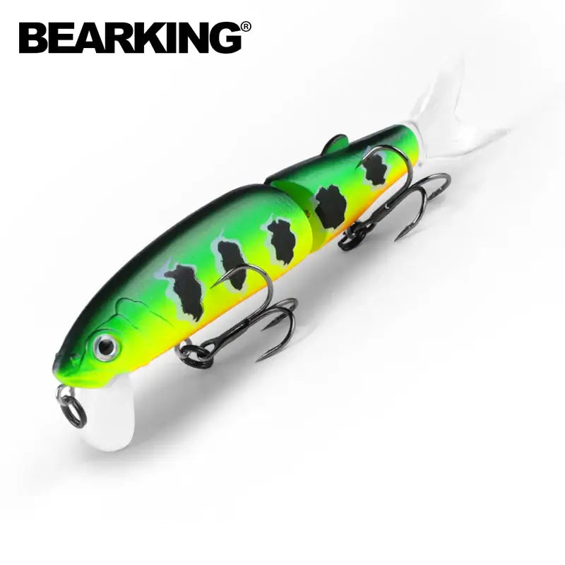 Bearking 11.3cm 13.7g  hot fishing lure minnow quality professional bait swim bait jointed bait equipped black or white hook.