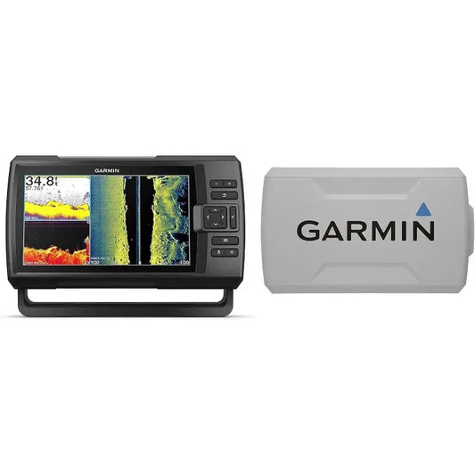 Garmin Striker Vivid Bundle featuring colorful sonar display and durable housing for fishing enthusiasts