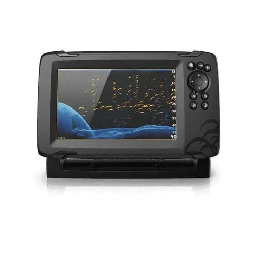 Lowrance HOOK Reveal 7 TripleShot sonar detection system with detailed underwater imaging.