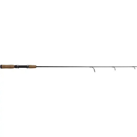 Shakespeare Micro 5' Ultra-Light Spinning Rod showcasing a two-piece design and responsive features for finesse fishing.
