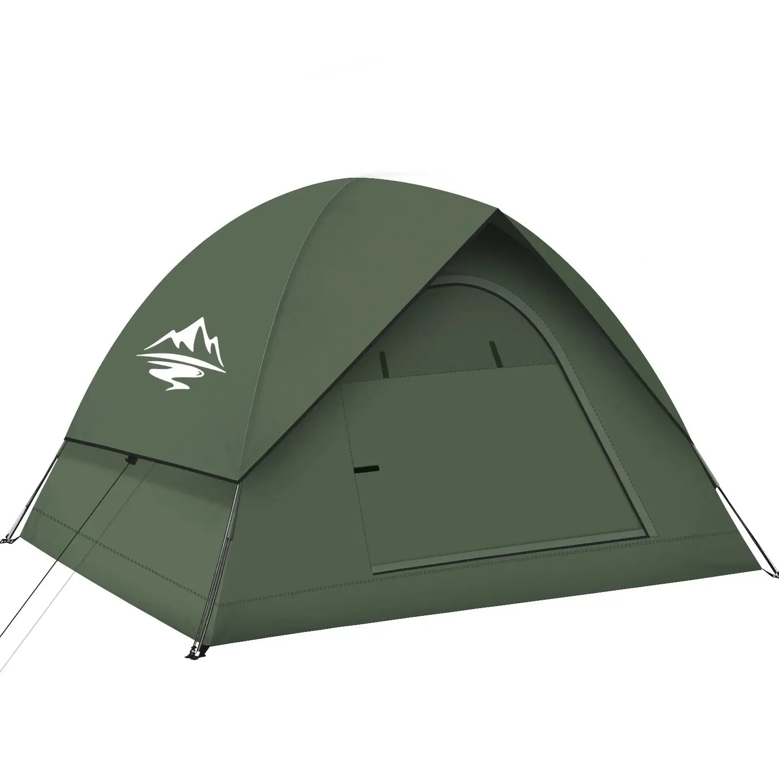 Waterproof camping tent designed for 3-4 persons, featuring a removable rainfly and durable construction for outdoor adventures.